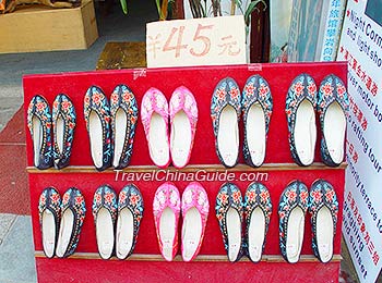 Cloth shoes sold in West Street